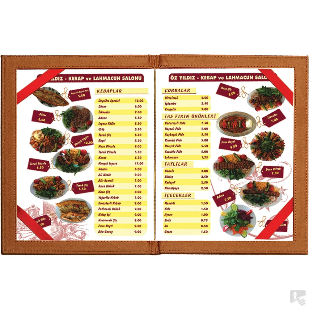 VP-B-04-TB Sertifika ve Menü Kabı