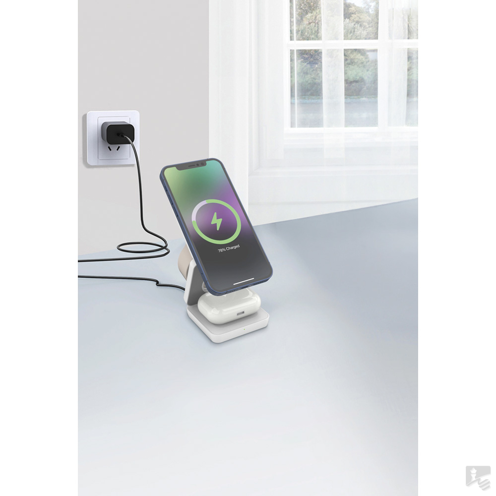 VP-PWB-220 Wireless 3lü Şarj İstasyonu
